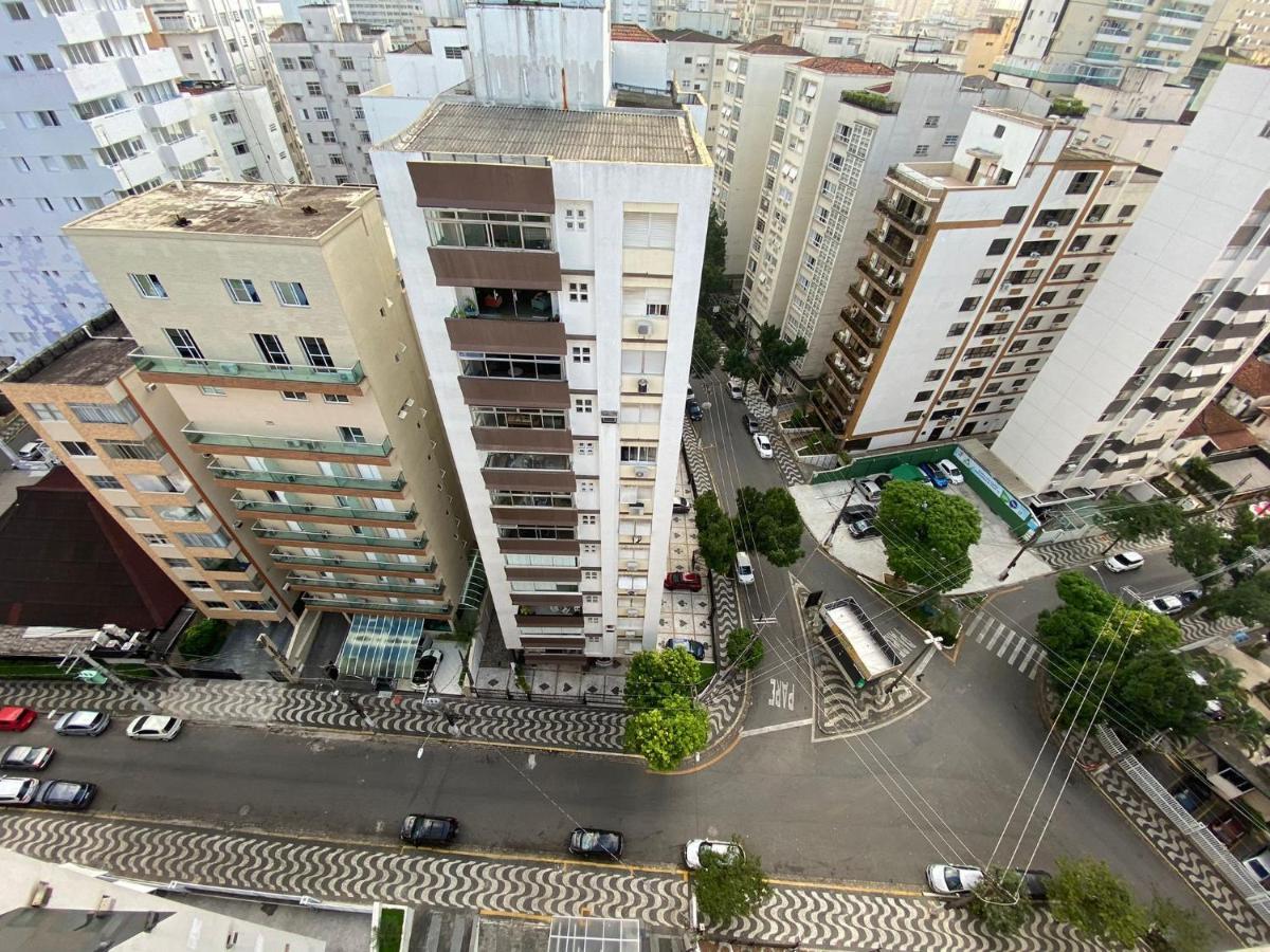 Flat - Acomoda Ate 4 Hospedes - Bairro Do Gonzaga - Santos Sp Eksteriør billede